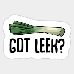 Leek Vegan Sticker